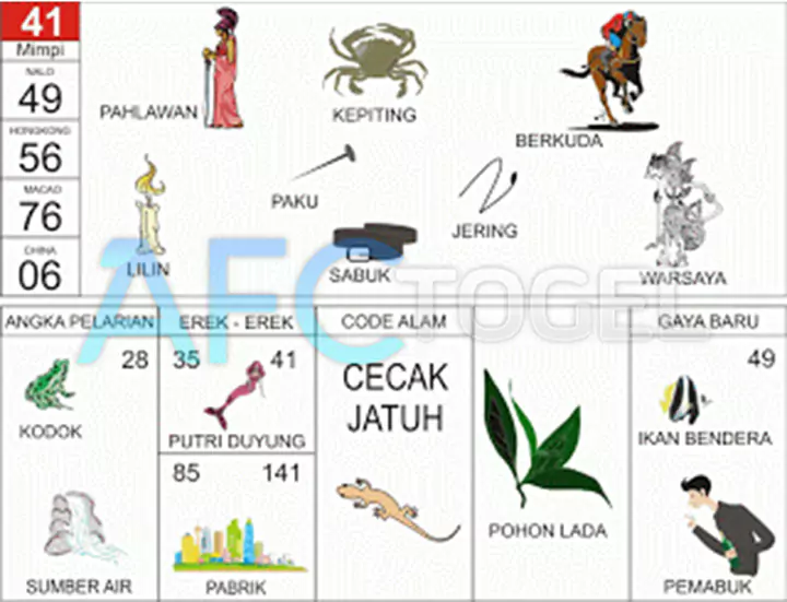 buku mimpi erek erek togel 41